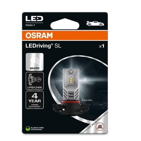 OSRAM ΛΑΜΠΑ LEDriving® SL ?PSX24W COOL WHITE 6000K 12V BLI1 ECO OSRAM ΛΑΜΠΑ LEDriving® SL ?PSX24W COOL WHITE 6000K 12V BLI1 ECO