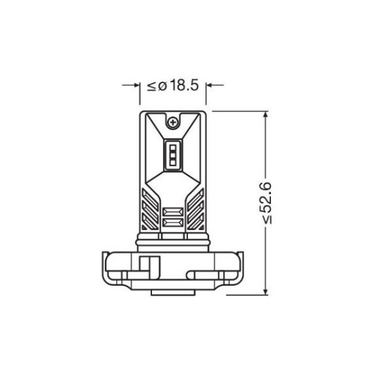 OSRAM ΛΑΜΠΑ LEDriving® SL ?PSX24W COOL WHITE 6000K 12V BLI1 ECO OSRAM ΛΑΜΠΑ LEDriving® SL ?PSX24W COOL WHITE 6000K 12V BLI1 ECO