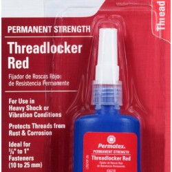 PERMATEX THREADLOCKER PERMANENT STRENGTH RED 10ML
