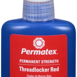PERMATEX THREADLOCKER PERMANENT STRENGTH RED 50ML