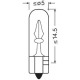 OSRAM ΛΑΜΠΑ ORIGINAL T5 1,2W W2x4,6d 12V