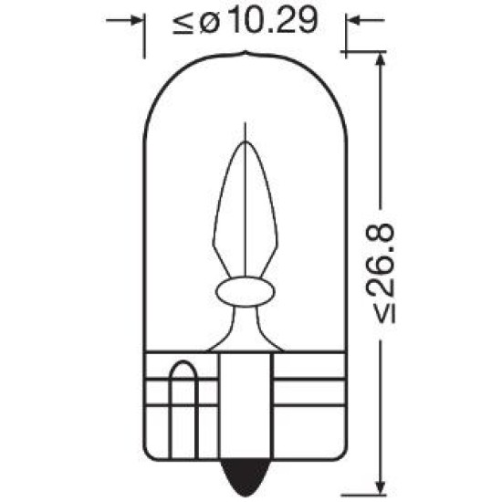 OSRAM ΛΑΜΠΑ ORIGINAL W3W 12V OSRAM ΛΑΜΠΑ ORIGINAL W3W 12V