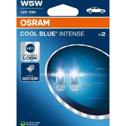 OSRAM ΛΑΜΠΑ COOL BLUE® INTENSE W5W 12V BLI2 ECO