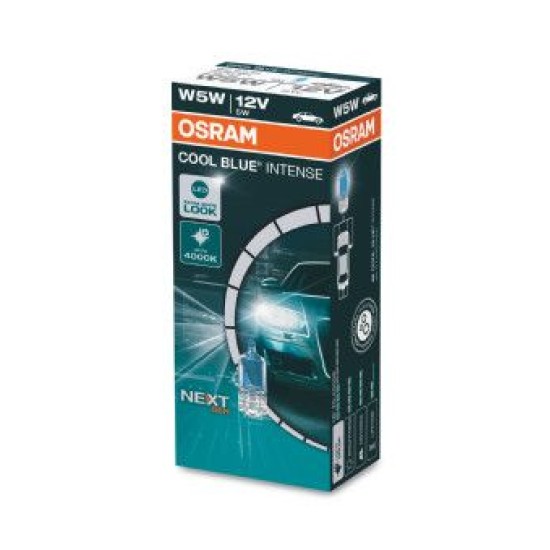 OSRAM ΛΑΜΠΑ COOL BLUE® INTENSE W5W 12V OSRAM ΛΑΜΠΑ COOL BLUE® INTENSE W5W 12V