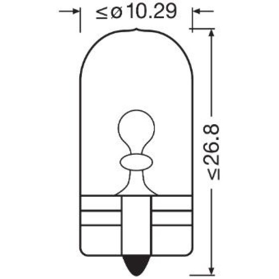 OSRAM ΛΑΜΠΑ ORIGINAL WY5W 12V OSRAM ΛΑΜΠΑ ORIGINAL WY5W 12V