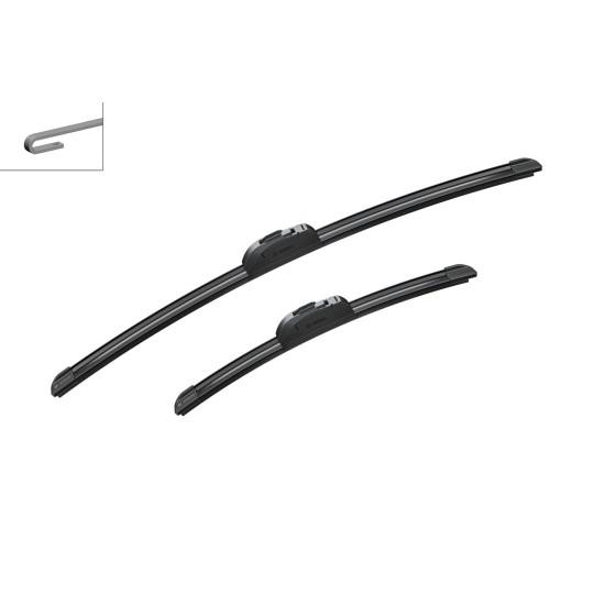 ΜΑΚΤΡΑ ΥΑΛΟΚΑΘΑΡΙΣΤΗΡΑ ΣΕΤ AEROTWIN A 65/65 (RHD)(AR553S)