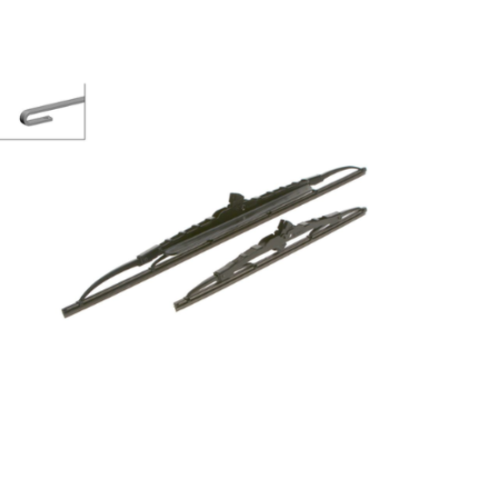 ΜΑΚΤΡΟ ΚΑΘΑΡΙΣΤΗΡΑ BOSCH TWIN NISSAN MICRA IV 1.2 530/340mm