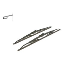 BOSCH ΜΑΚΤΡΑ ΥΑΛΟΚΑΘΑΡΙΣΤΗΡΑ ΣΕΤ 500/450mm OPEL