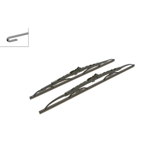 BOSCH ΜΑΚΤΡΑ ΥΑΛΟΚΑΘΑΡΙΣΤΗΡΑ ΣΕΤ 500/450mm OPEL