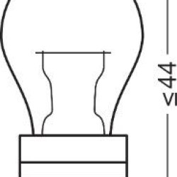 OSRAM ΛΑΜΠΑ ORIGINAL PY27/7W 12V