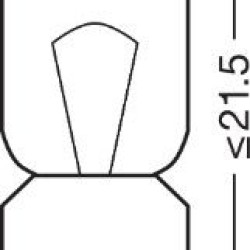 OSRAM ΛΑΜΠΑ ORIGINAL T4W 24V