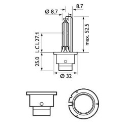 PHILIPS 42402VIC1 XENON D4S 42V - 35W