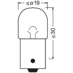 OSRAM ΛΑΜΠΑ ORIGINAL R5W 12V OSRAM ΛΑΜΠΑ ORIGINAL R5W 12V