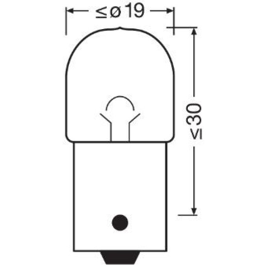 OSRAM ΛΑΜΠΑ ORIGINAL R5W 12V OSRAM ΛΑΜΠΑ ORIGINAL R5W 12V