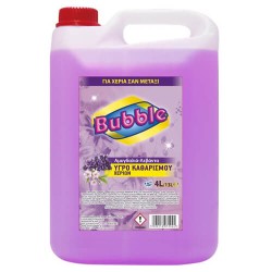 BUBBLE ΥΓΡΟ ΧΕΡΙΩΝ 4lit - (ΑΜΥΓΔΑΛΙΑ-ΛΕΒΑΝΤΑ)