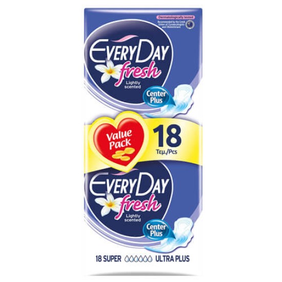 EVERYDAY FRESH ΣΕΡΒΙΕΤΕΣ 18τεμ. - (SUPER ULTRA PLUS) (0614)-(2) EVERYDAY FRESH ΣΕΡΒΙΕΤΕΣ 18τεμ. - (SUPER ULTRA PLUS) (0614)-(2)