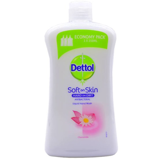 DETTOL ΑΝΤΑΛΛΑΚΤΙΚΟ ΚΡΕΜΟΣΑΠΟΥΝΟ 750ml - (ΧΑΜΟΜΗΛΙ)