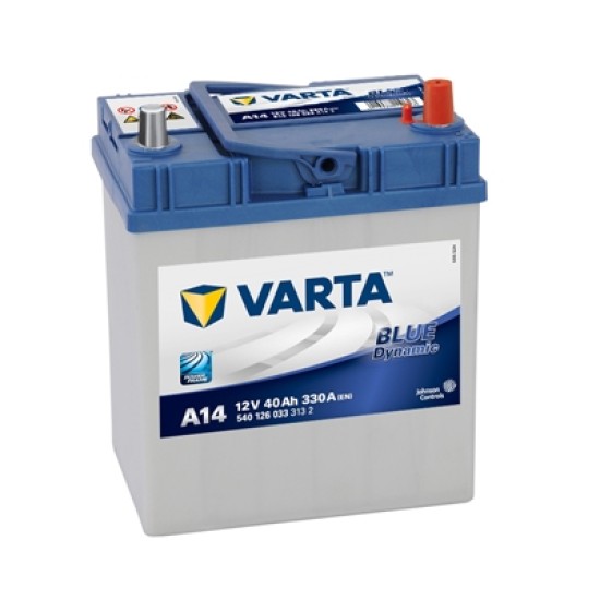 VARTA BLUELINE ΔΕΞ. ΜΠΑΤΑΡΙΑ Α14 (40Ah/330A) 187x127x227mm VARTA BLUELINE ΔΕΞ. ΜΠΑΤΑΡΙΑ Α14 (40Ah/330A) 187x127x227mm