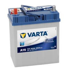 VARTA BLUELINE ΑΡΙΣΤ.(ψιλός) ΜΠΑΤΑΡΙΑ A15 (40Ah/330A) 187x127x227mm VARTA BLUELINE ΑΡΙΣΤ.(ψιλός) ΜΠΑΤΑΡΙΑ A15 (40Ah/330A) 187x127x227mm