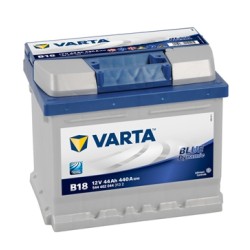 VARTA BLUELINE ΔΕΞ. ΜΠΑΤΑΡΙΑ B18 (44Ah/440A) 207x175x175mm VARTA BLUELINE ΔΕΞ. ΜΠΑΤΑΡΙΑ B18 (44Ah/440A) 207x175x175mm