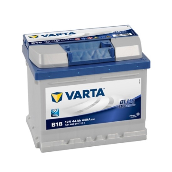 VARTA BLUELINE ΔΕΞ. ΜΠΑΤΑΡΙΑ B18 (44Ah/440A) 207x175x175mm VARTA BLUELINE ΔΕΞ. ΜΠΑΤΑΡΙΑ B18 (44Ah/440A) 207x175x175mm