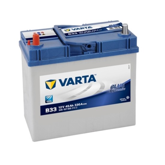 VARTA BLUELINE ΑΡΙΣΤ.(ψιλός) ΜΠΑΤΑΡΙΑ Β33 (45Ah/330A) 238x129x227mm VARTA BLUELINE ΑΡΙΣΤ.(ψιλός) ΜΠΑΤΑΡΙΑ Β33 (45Ah/330A) 238x129x227mm