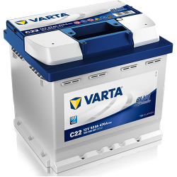 VARTA BLUELINE ΔΕΞ. ΜΠΑΤΑΡΙΕΣ C22 (52Ah/470A) 207x175x190mm VARTA BLUELINE ΔΕΞ. ΜΠΑΤΑΡΙΕΣ C22 (52Ah/470A) 207x175x190mm