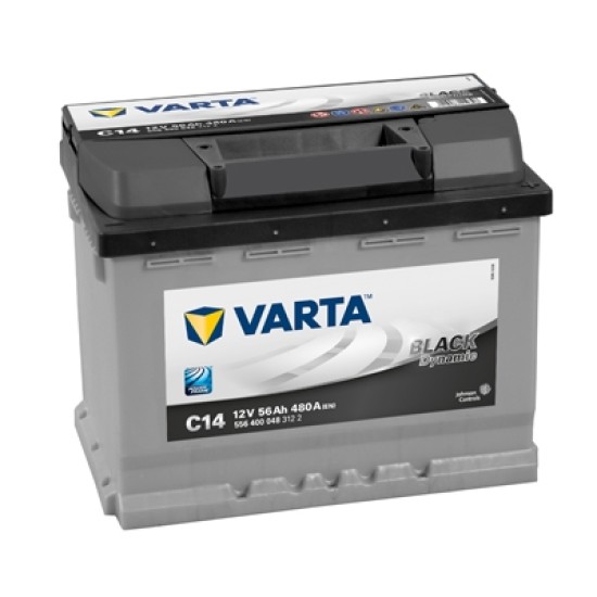 VARTA BLACKLINE ΔΕΞ. ΜΠΑΤΑΡΙΑ C14 (56Ah/480A) 242x175x190 VARTA BLACKLINE ΔΕΞ. ΜΠΑΤΑΡΙΑ C14 (56Ah/480A) 242x175x190