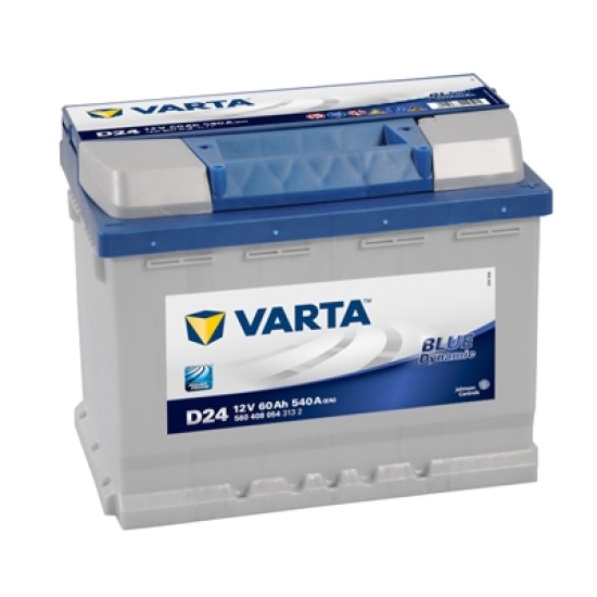 VARTA BLUELINE ΔΕΞ. ΜΠΑΤΑΡΙΑ D24 (60Ah/540A) 242x175x190mm VARTA BLUELINE ΔΕΞ. ΜΠΑΤΑΡΙΑ D24 (60Ah/540A) 242x175x190mm