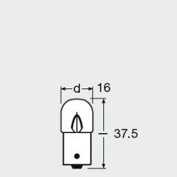 OSRAM ΛΑΜΠΑ ORIGINAL 5W BA15d 24V