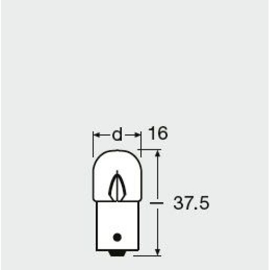 OSRAM ΛΑΜΠΑ ORIGINAL 5W BA15d 24V OSRAM ΛΑΜΠΑ ORIGINAL 5W BA15d 24V
