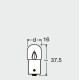 OSRAM ΛΑΜΠΑ ORIGINAL 5W BA15d 24V OSRAM ΛΑΜΠΑ ORIGINAL 5W BA15d 24V