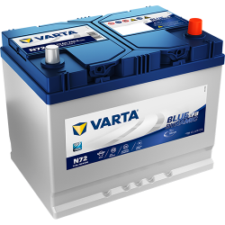 VARTA BLUE DYNAMIC ΜΠΑΤΑΡΙΕΣ N72 (72Ah/760A) 261x175x220mm VARTA BLUE DYNAMIC ΜΠΑΤΑΡΙΕΣ N72 (72Ah/760A) 261x175x220mm