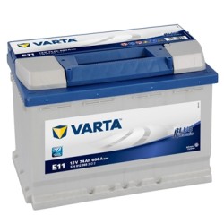 VARTA BLUELINE ΔΕΞ. ΜΠΑΤΑΡΙΑ E11 (74Ah/680A) 278x175x190mm VARTA BLUELINE ΔΕΞ. ΜΠΑΤΑΡΙΑ E11 (74Ah/680A) 278x175x190mm