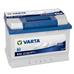 VARTA BLUELINE ΑΡΙΣΤ. ΜΠΑΤΑΡΙΑ E12 (74Ah/680A) 278x175x190mm VARTA BLUELINE ΑΡΙΣΤ. ΜΠΑΤΑΡΙΑ E12 (74Ah/680A) 278x175x190mm