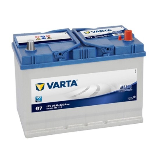 VARTA BLUELINE ΔΕΞ. ΜΠΑΤΑΡΙΑ G7 (95Ah/830A) 306x173x225mm VARTA BLUELINE ΔΕΞ. ΜΠΑΤΑΡΙΑ G7 (95Ah/830A) 306x173x225mm