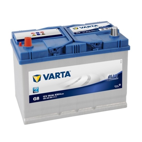 VARTA BLUELINE ΑΡΙΣΤ. ΜΠΑΤΑΡΙΑ G8 (95Ah/830A) 306x173x225mm VARTA BLUELINE ΑΡΙΣΤ. ΜΠΑΤΑΡΙΑ G8 (95Ah/830A) 306x173x225mm