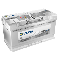 VARTA SILVER dynamic AGM START-STOP A5 (95Ah/850A) 353x175x190mm VARTA SILVER dynamic AGM START-STOP A5 (95Ah/850A) 353x175x190mm