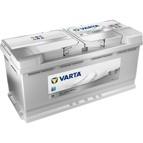 VARTA SILVER ΜΠΑΤΑΡΙΕΣ I1 (110Ah/920A) 393x175x190mm VARTA SILVER ΜΠΑΤΑΡΙΕΣ I1 (110Ah/920A) 393x175x190mm