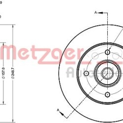 ΔΙΣΚΟΠΛΑΚΑ METZGER ΔΙΣΚΟΠΛΑΚΑ METZGER