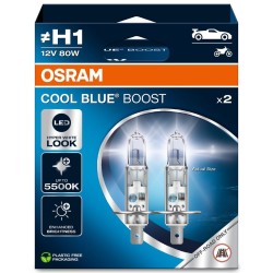 OSRAM ΛΑΜΠΑ COOL BLUE® BOOST ? H1 12V DUOBOX ECO