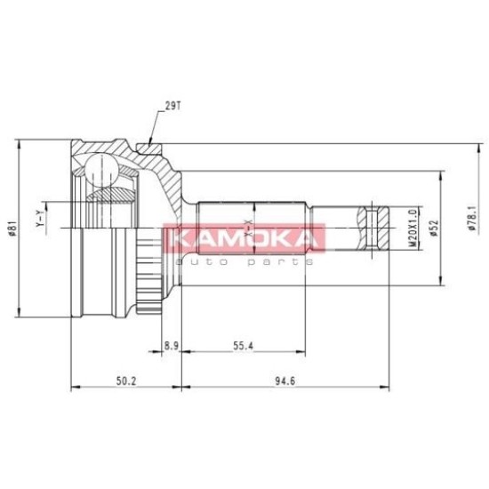 ΜΠΙΛΙΟΦΟΡΟΣ ΕΞΩΤΕΡΙΚΟΣ KAMOKA