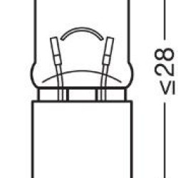 OSRAM ΛΑΜΠΑ ORIGINAL H6W 12V