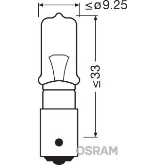 OSRAM ΛΑΜΠΑ ORIGINAL H21W 12V OSRAM ΛΑΜΠΑ ORIGINAL H21W 12V