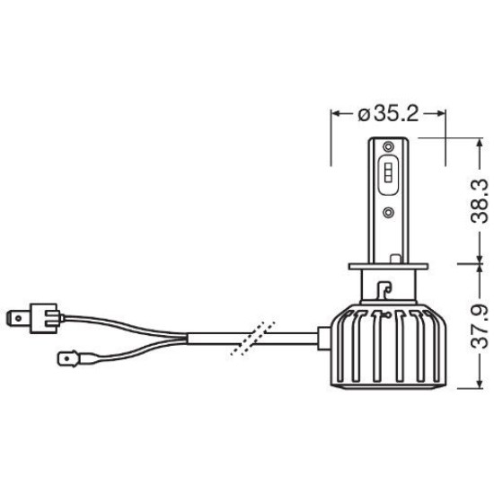 OSRAM ΛΑΜΠΑ NIGHT BREAKER® LED H1 P14,5s 6000K RECOM (STREET LEGAL) OSRAM ΛΑΜΠΑ NIGHT BREAKER® LED H1 P14,5s 6000K RECOM (STREET LEGAL)