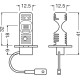 OSRAM ΛΑΜΠΕΣ ΣΕΤ LEDriving® HL EASY ?H3 COOL WHITE 6500K 12V KIT