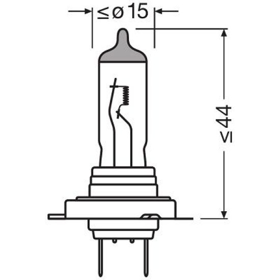 OSRAM ΛΑΜΠΑ ORIGINAL H18 12V OSRAM ΛΑΜΠΑ ORIGINAL H18 12V