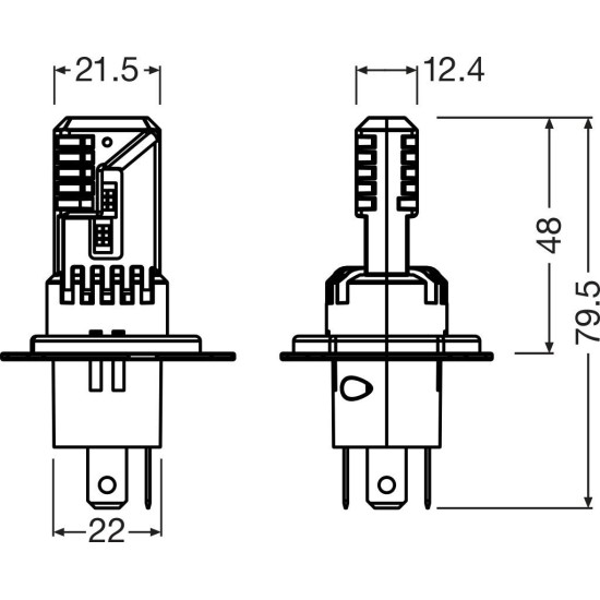 OSRAM ΛΑΜΠΕΣ ΣΕΤ LEDriving® HL EASY ?H4/H19 COOL WHITE 6700K 12V KIT OSRAM ΛΑΜΠΕΣ ΣΕΤ LEDriving® HL EASY ?H4/H19 COOL WHITE 6700K 12V KIT