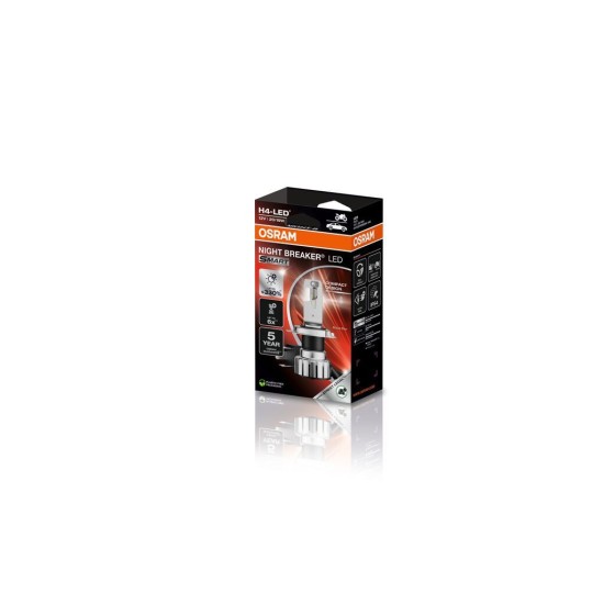 OSRAM ΛΑΜΠΑ NIGHT BREAKER® LED SMART H4 P43t 6000K RECOM MOTORCYCLES OSRAM ΛΑΜΠΑ NIGHT BREAKER® LED SMART H4 P43t 6000K RECOM MOTORCYCLES