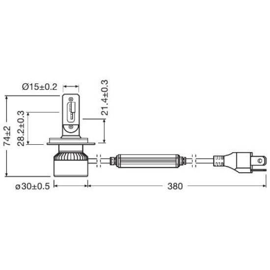 OSRAM ΛΑΜΠΕΣ ΣΕΤ LEDriving® XTR ?H4 COOL WHITE 6000K 12V KIT OSRAM ΛΑΜΠΕΣ ΣΕΤ LEDriving® XTR ?H4 COOL WHITE 6000K 12V KIT